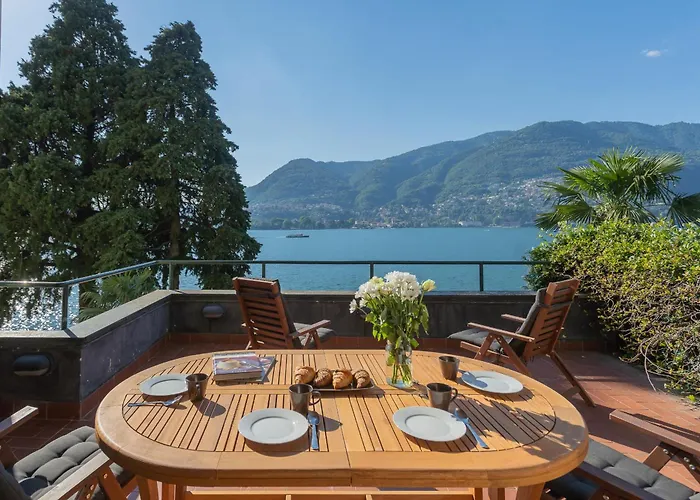 Front Lake Apartment With Private Funicular By Rent All Como